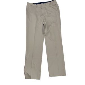 Banana Republic Mens Cream Cotton Non-Iron Tailored Slim Fit Pant Size 36